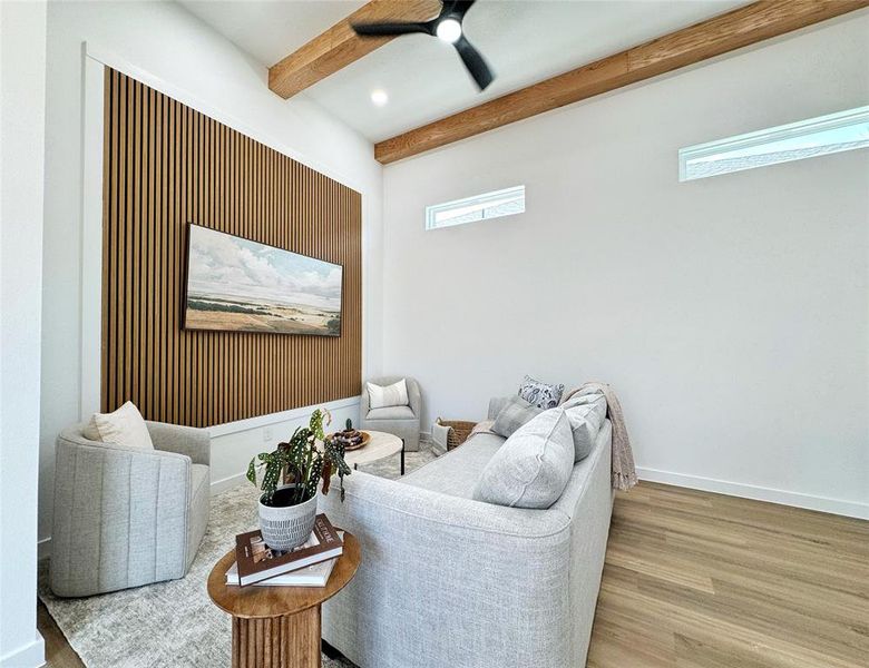 Furnished interior view inside a new home in , Greenville (Image 7). Furnished interior view inside a new home in , Greenville (Image 7).