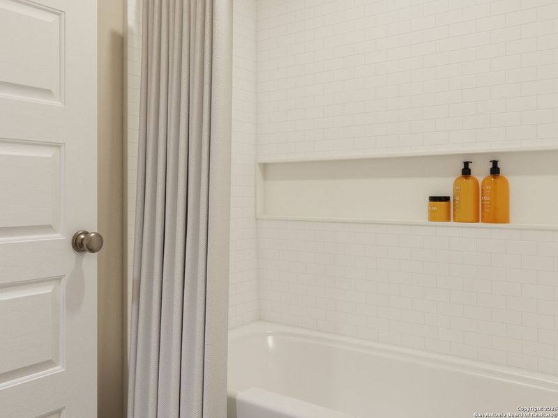Close-up of interior finishes inside a home in Abbott Place, St. Hedwig (Image 18).