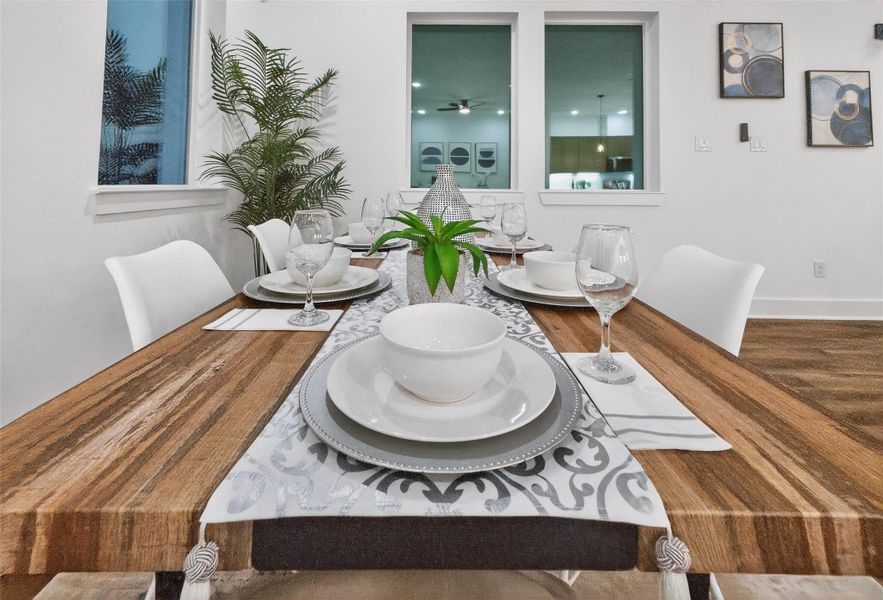 Furnished interior view inside a new home in , Houston (Image 34).