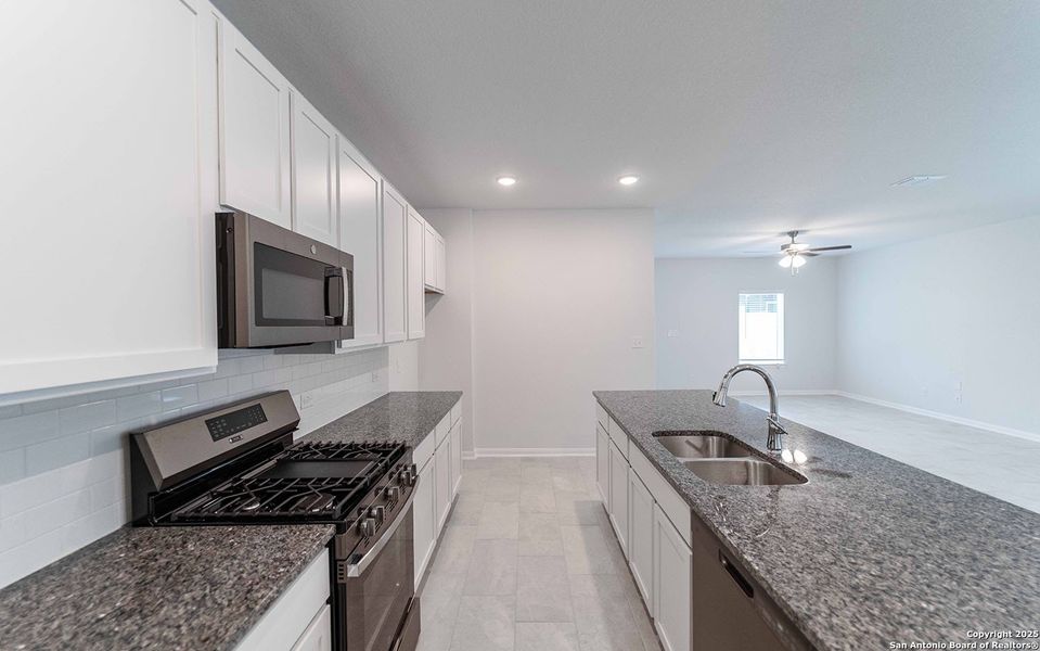 Furnished interior view inside a new home in Morgan Meadows, San Antonio (Image 3).
