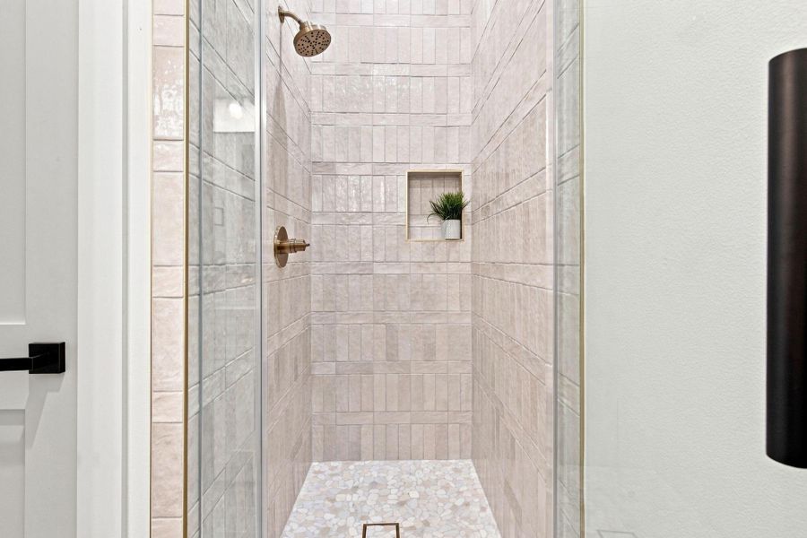 Close-up of interior finishes inside a home in , Houston (Image 23).
