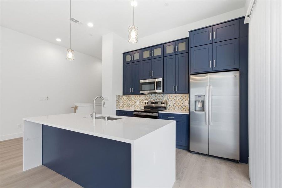 Furnished interior view inside a new home in , Dallas (Image 26).
