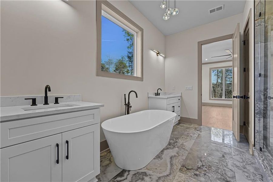 Furnished interior view inside a new home in , Gainesville (Image 14).