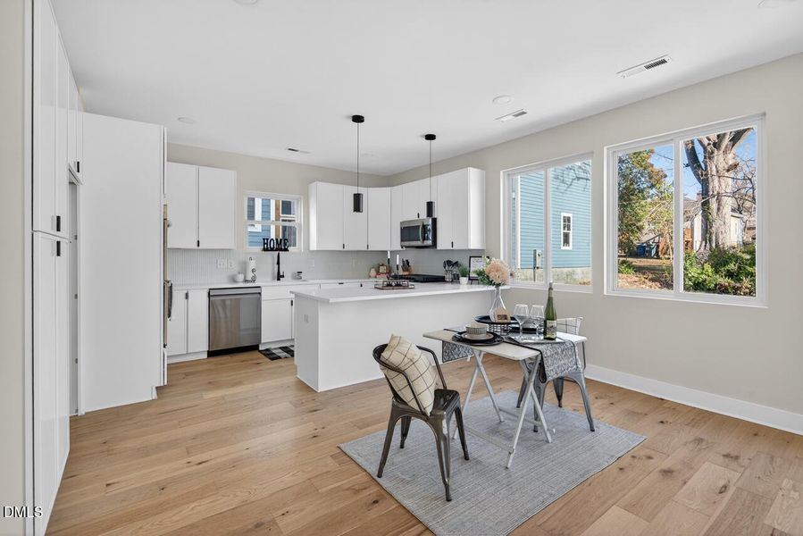 Dining Room into Kitchen Dining Room into Kitchen