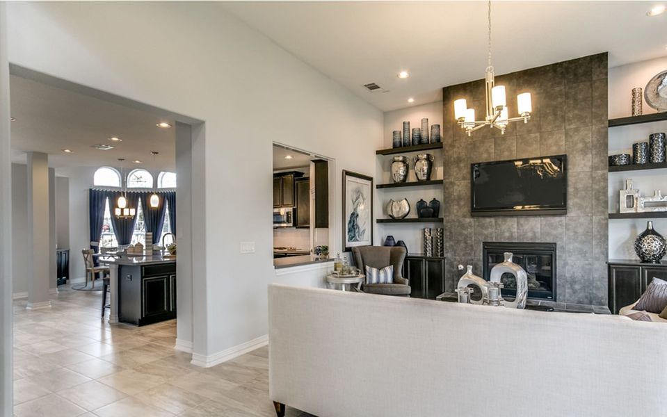 Furnished interior view inside a new home in Green Meadows, Celina (Image 20). Furnished interior view inside a new home in Green Meadows, Celina (Image 20).