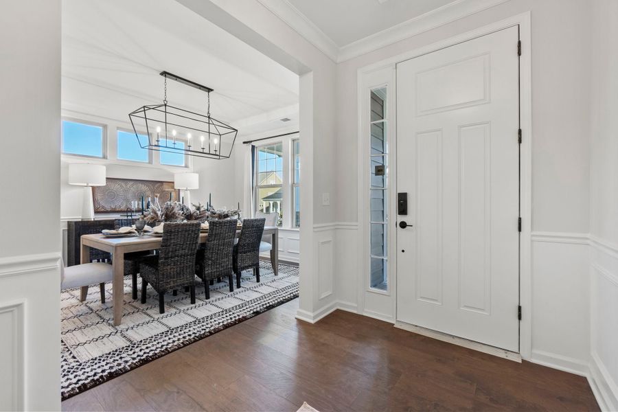 Furnished interior view inside a new home in Stafford at Langtree, Mooresville (Image 5).