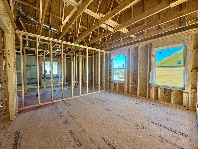 In-progress construction of a new home in Eastlyn Crossing - Single Family, Flowery Branch, GA (Image 11).