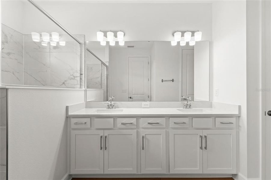 Furnished interior view inside a new home in Harvest at Ovation, Winter Garden (Image 16).