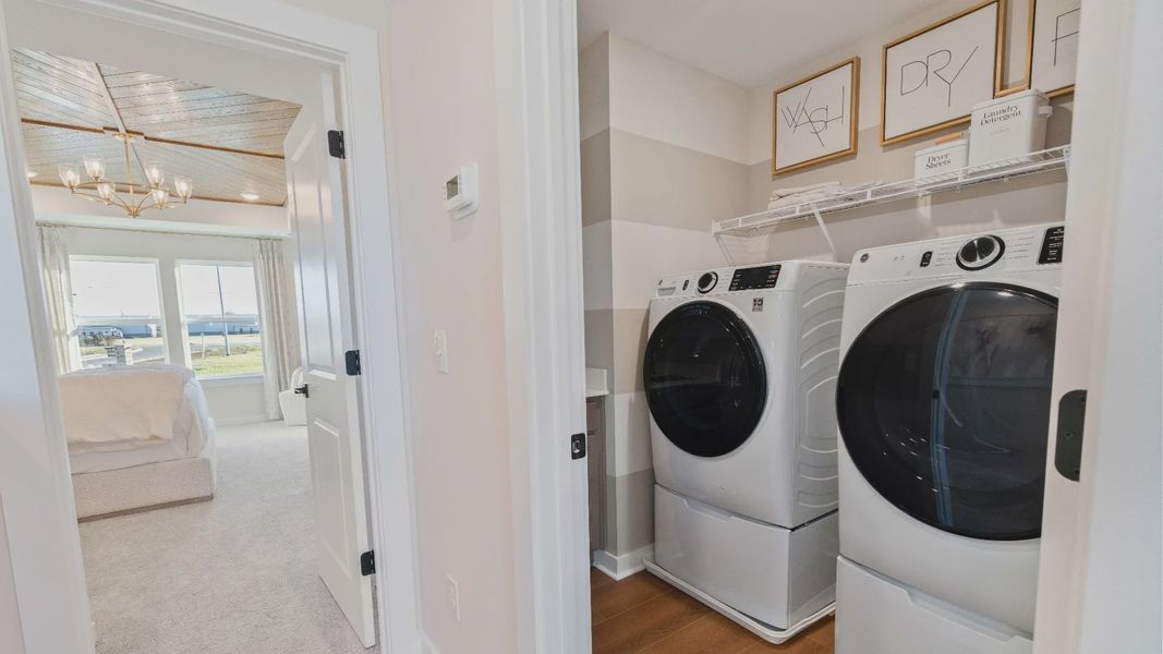 Furnished interior view inside a new home in Cottages of Bearwood, Mount Pleasant (Image 17).