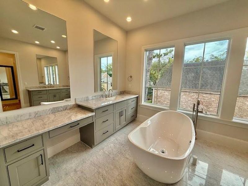 Furnished interior view inside a new home in Raintree, Houston (Image 9). Furnished interior view inside a new home in Raintree, Houston (Image 9).