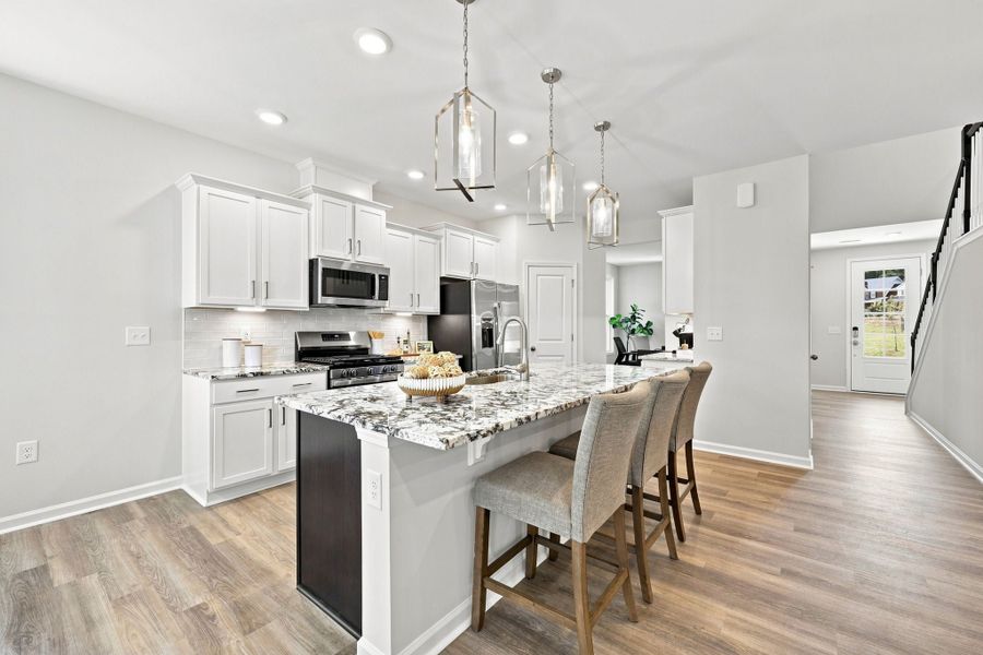Representative furnished interior of a home built from the The Concerto by Chesapeake Homes in Highgate, Clayton (Image 11).
