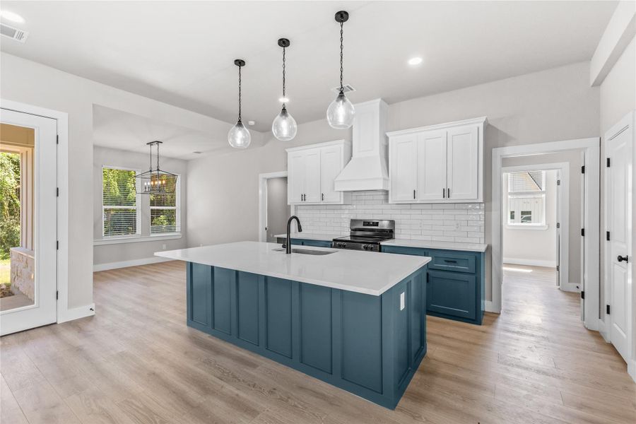 Furnished interior view inside a new home in , Brenham (Image 9).
