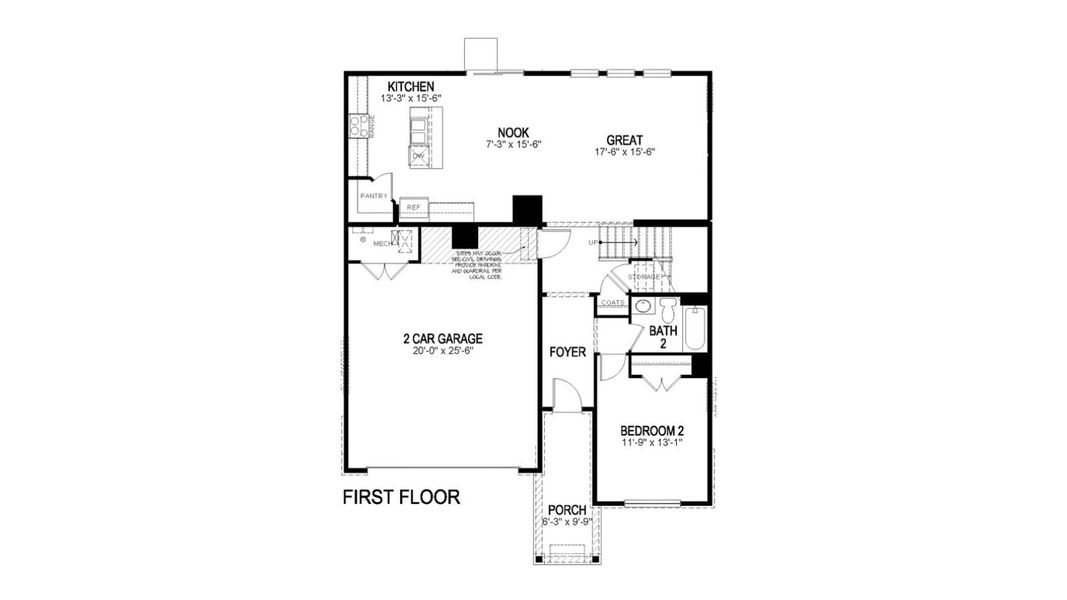 2D floor plan layout of this home in Vantage, Berthoud, CO (Image 2).