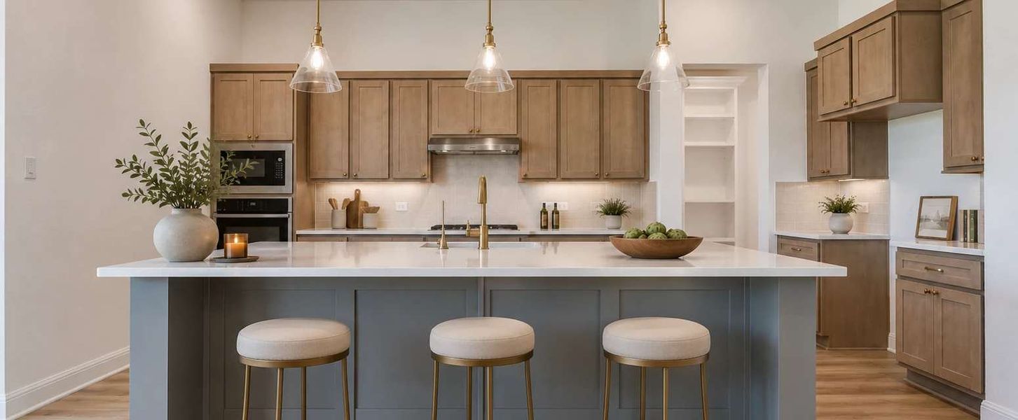 Representative furnished interior of a home built from the Cayden by Ashton Woods in Waldsanger, New Braunfels (Image 4).