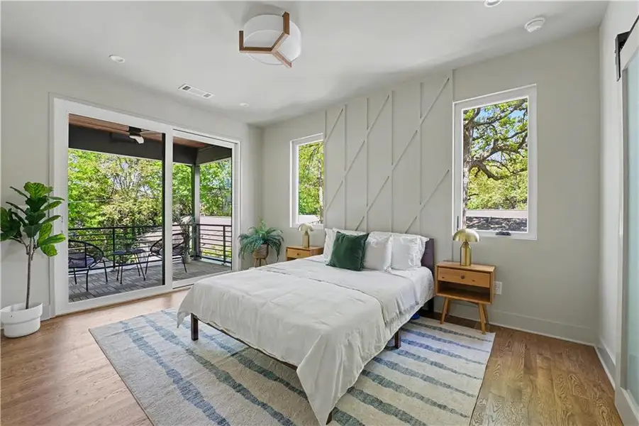Furnished interior view inside a new home in , Atlanta (Image 13).
