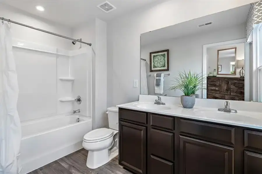 Furnished interior view inside a new home in Cameron Ridge 2-Story, Columbia (Image 23).