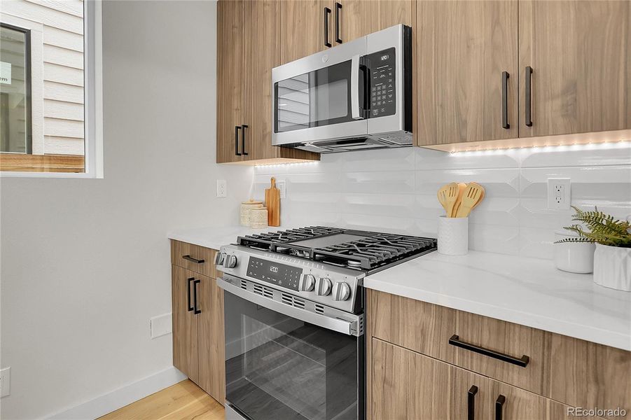 Furnished interior view inside a new home in , Denver (Image 12).