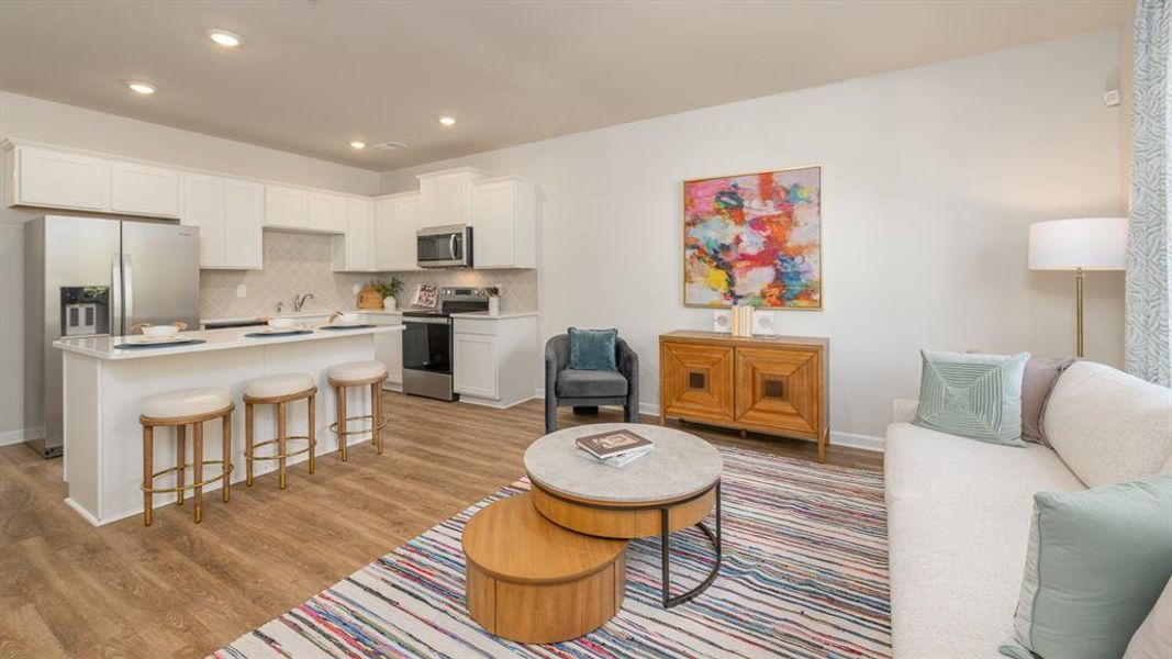 Furnished interior view inside a new home in Young's Crossing, Stone Mountain (Image 34).