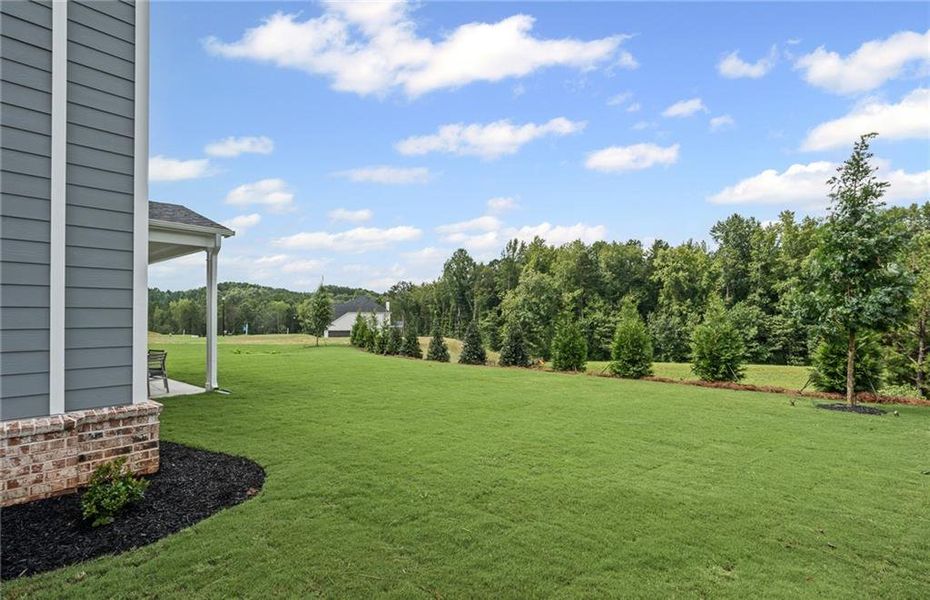 Exterior details and patio area of a home in Traditions of Braselton, Jefferson (Image 3).