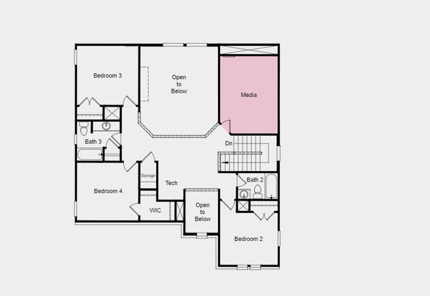 Structural options added include; Gourmet kitchen, 5th bedroom and 4th bathroom, mud-set shower at primary bath, media room, and pre-plumb for future water softener.