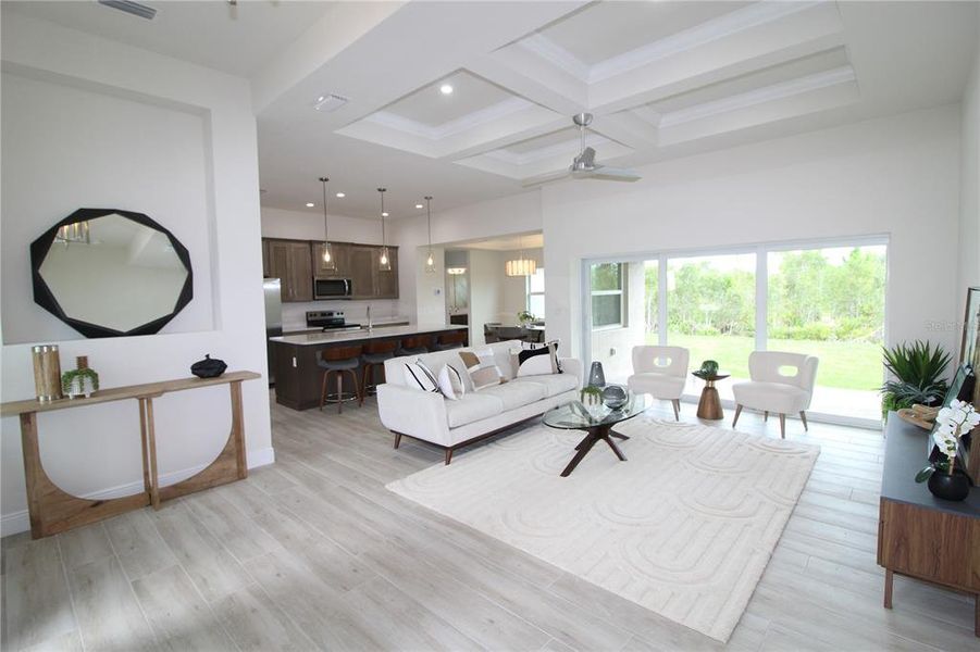 Furnished interior view inside a new home in , Port Charlotte (Image 37).