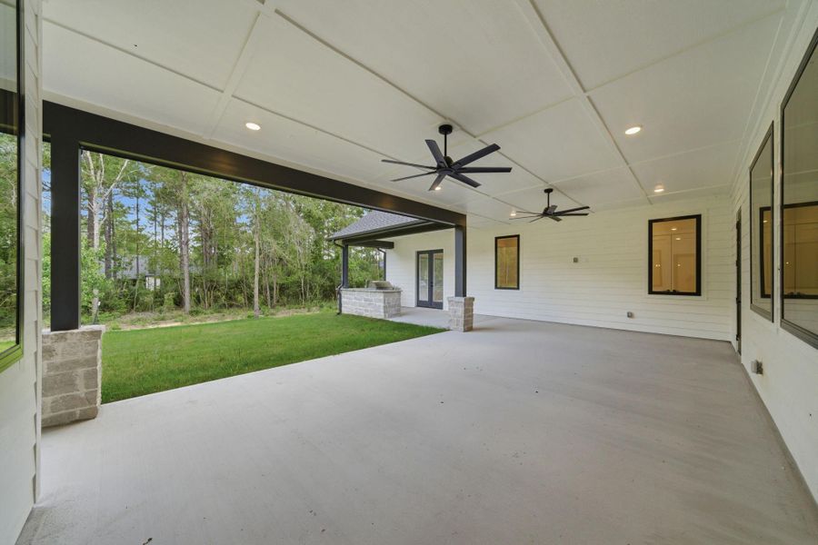 Exterior details and patio area of a home in , Montgomery (Image 29).
