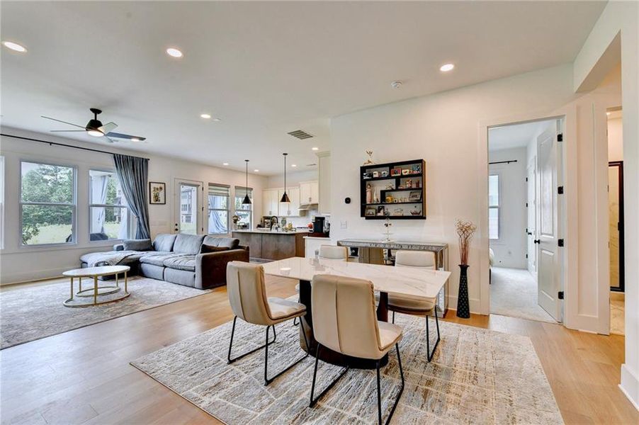 Furnished interior view inside a new home in , Cumming (Image 25).