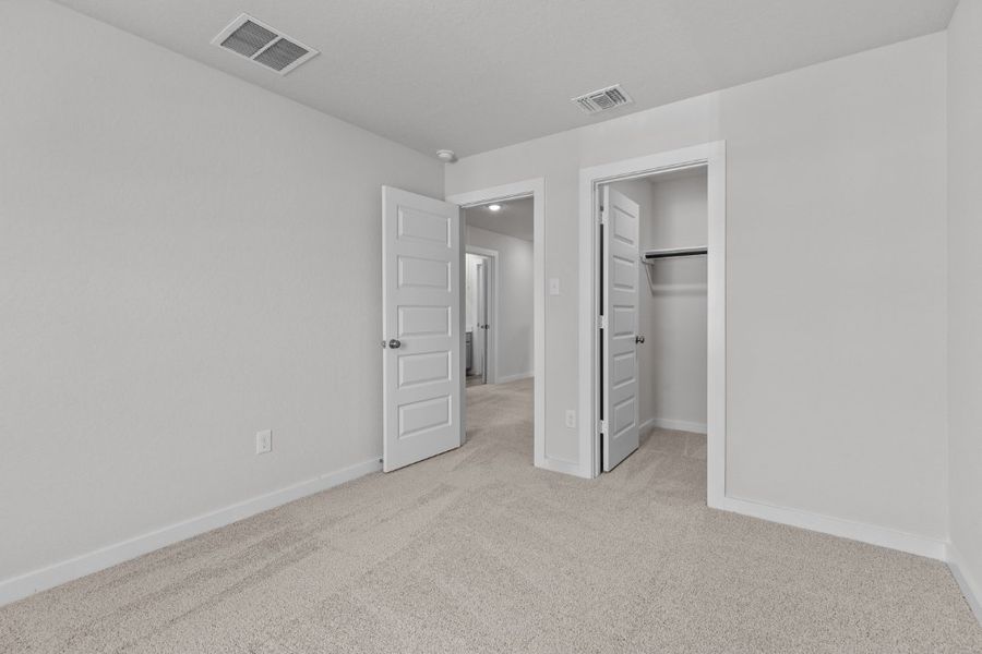 A room with white walls. A room with white walls.