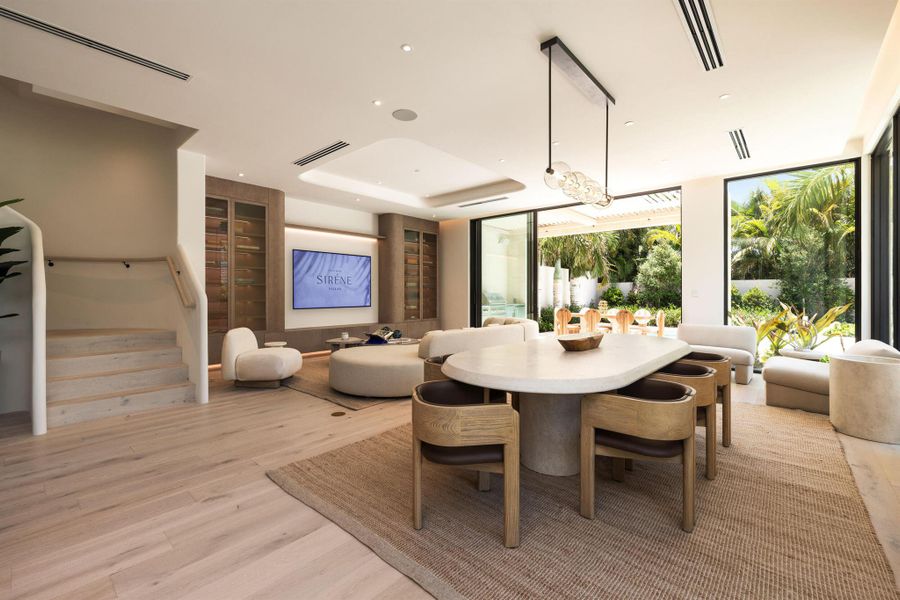 Furnished interior view inside a new home in , Delray Beach (Image 37).