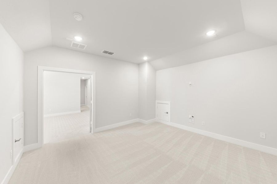 Spacious, unfurnished interior of a new home in Union Park, Little Elm (Image 19). Spacious, unfurnished interior of a new home in Union Park, Little Elm (Image 19).