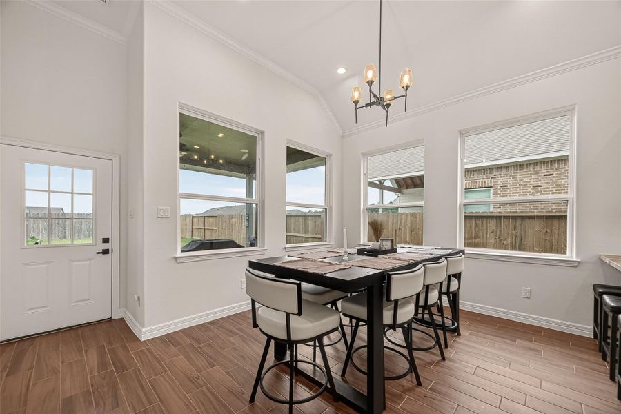 Furnished interior view inside a new home in , Anahuac (Image 25).