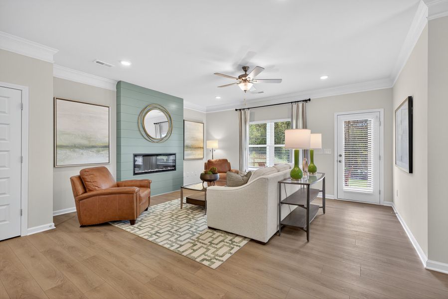 Furnished interior view inside a new home in Dogwood Estates, Ooltewah (Image 5).