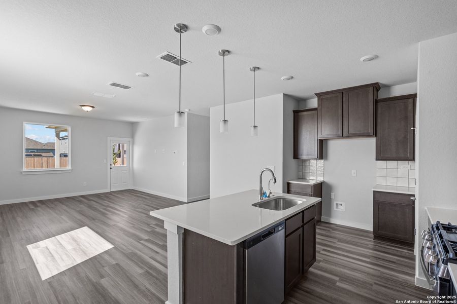 Furnished interior view inside a new home in Talley Fields, San Antonio (Image 9). Furnished interior view inside a new home in Talley Fields, San Antonio (Image 9).