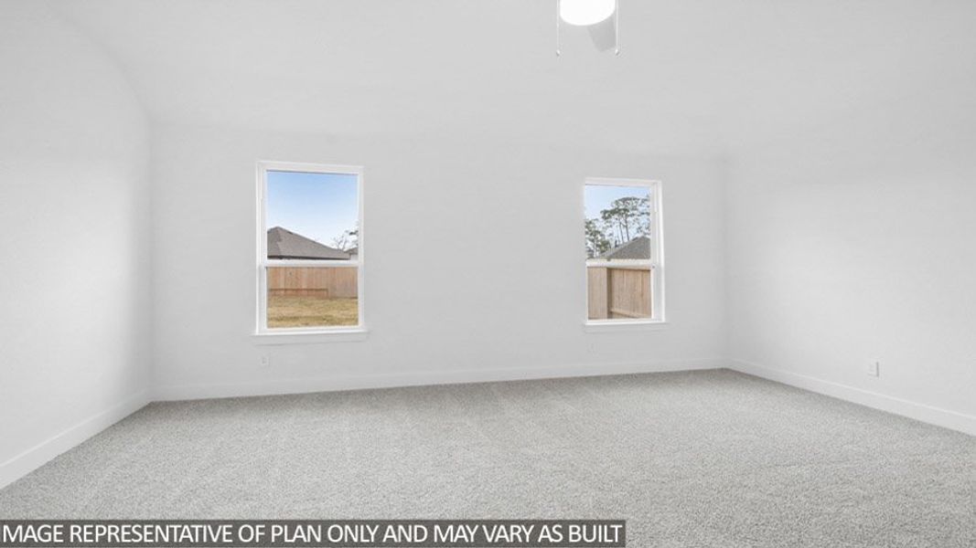 Representative unfurnished interior of a home built from the Garnet by D.R. Horton in Silverthorne, Conroe (Image 20). Representative unfurnished interior of a home built from the Garnet by D.R. Horton in Silverthorne, Conroe (Image 20).