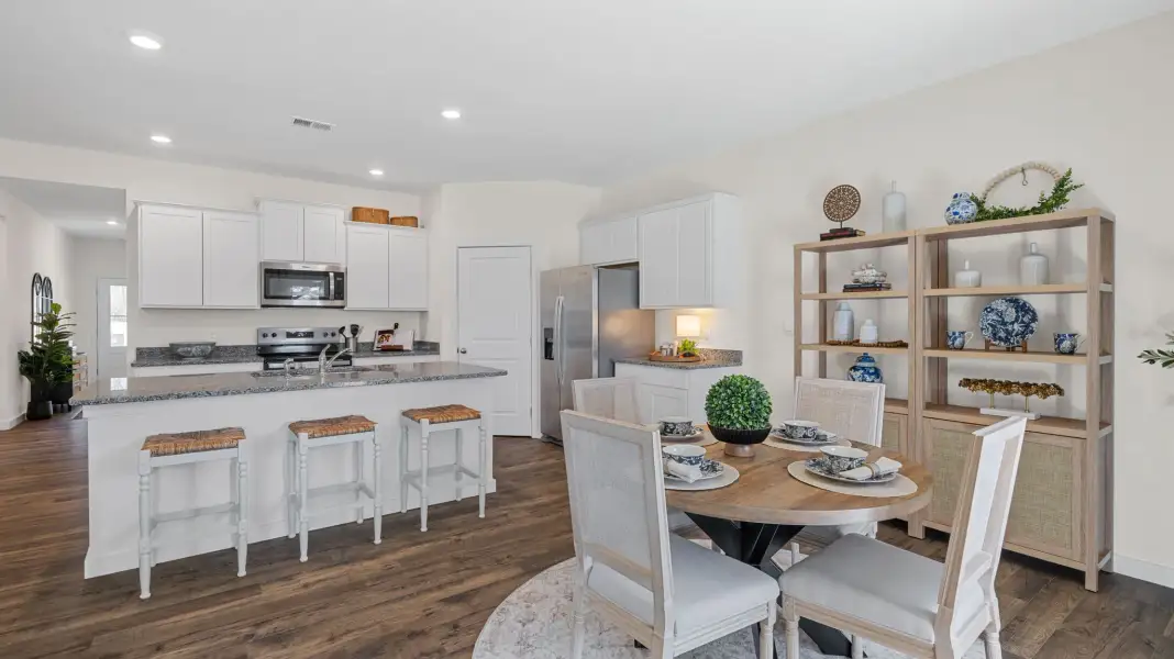 Furnished interior view inside a new home in The Hideaway at Edgestone, Ooltewah (Image 25).