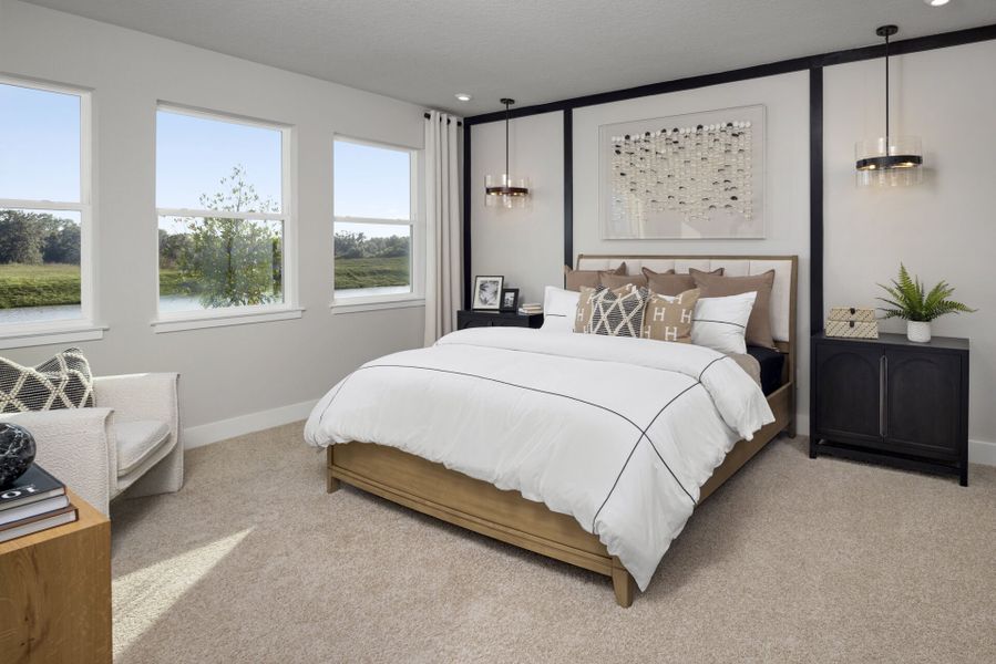 Representative furnished interior of a home built from the Terra Rosa II by Mattamy Homes in Pasadena Ridge, Zephyrhills (Image 9).
