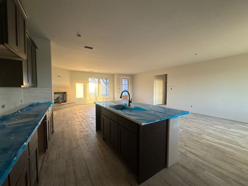 In-progress construction of a new home in Terra Escalante, Blue Ridge, TX (Image 13).