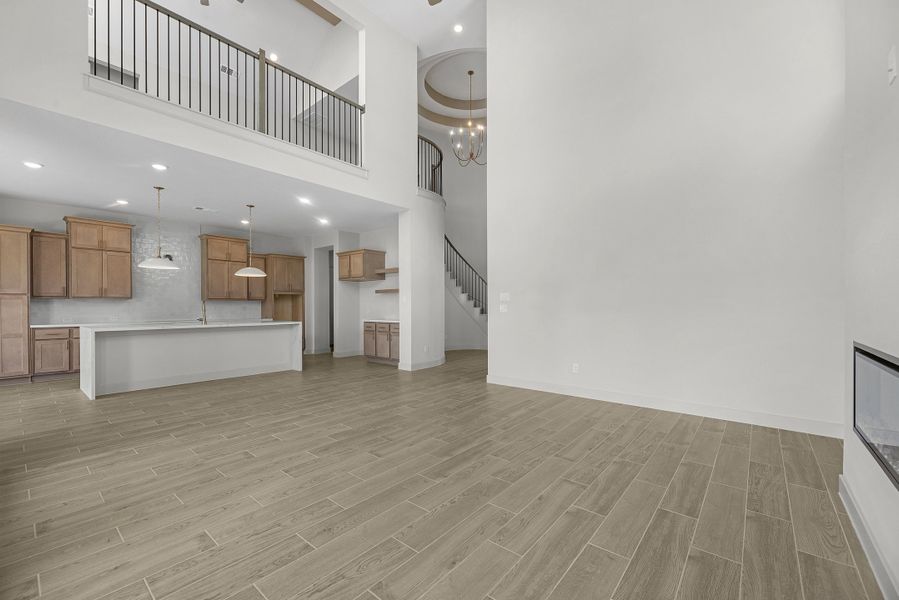 Spacious, unfurnished interior of a new home in Bridgeland, Cypress (Image 11). Spacious, unfurnished interior of a new home in Bridgeland, Cypress (Image 11).