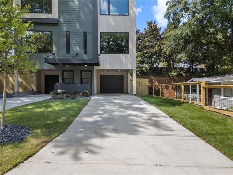 Front exterior of a new home in , Atlanta, GA, highlighting curb appeal (Image 23). Front exterior of a new home in , Atlanta, GA, highlighting curb appeal (Image 23).