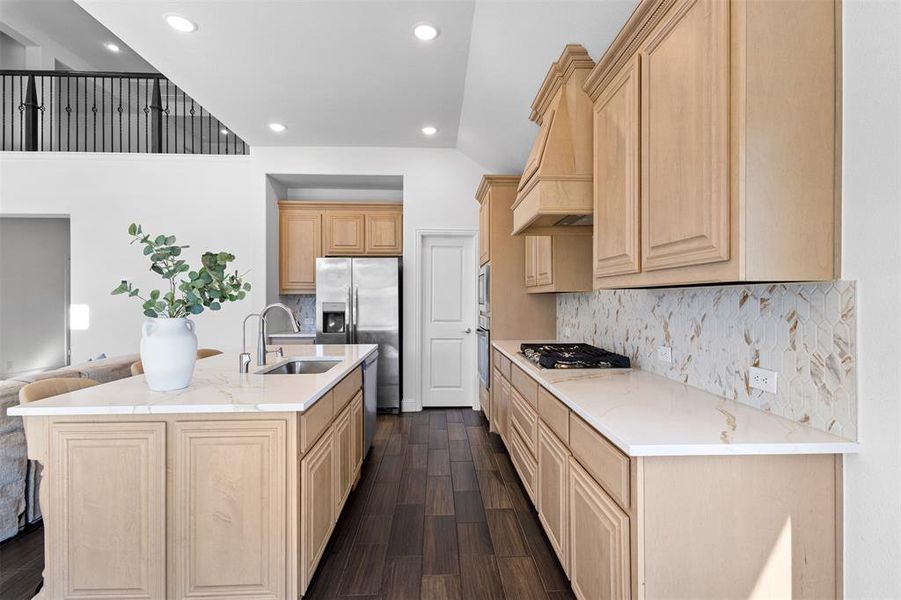 Furnished interior view inside a new home in Union Park Classic 60, Little Elm (Image 13).