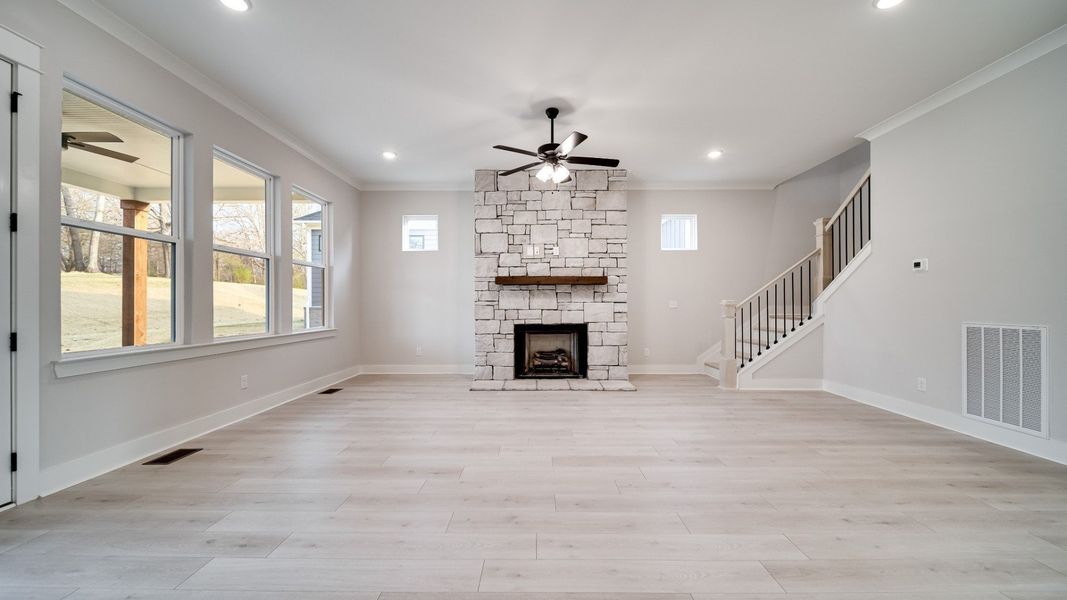 Furnished interior view inside a new home in Richvale Estates, Fairview (Image 24).