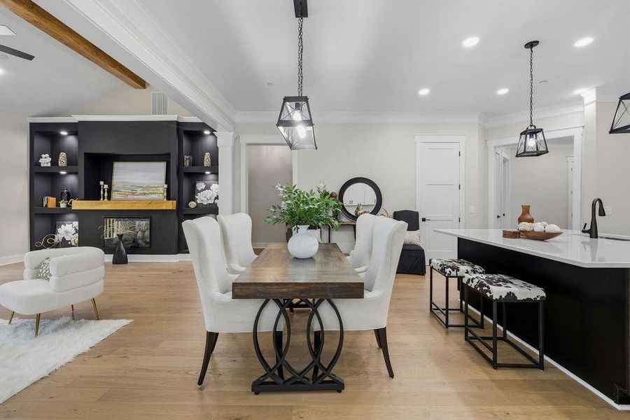 Furnished interior view inside a new home in , Marietta (Image 29).