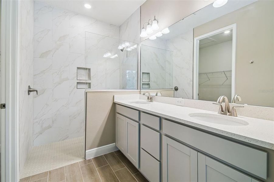 Furnished interior view inside a new home in Fairway Pointe - 55+ Villa Community, Sun City Center (Image 8).