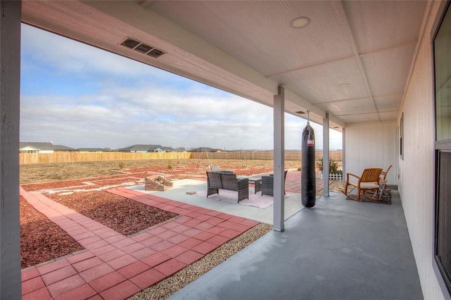Exterior details and patio area of a home in , Brookston (Image 18).