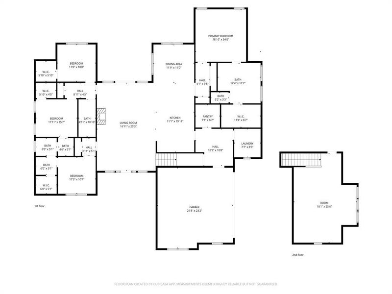 View of room layout