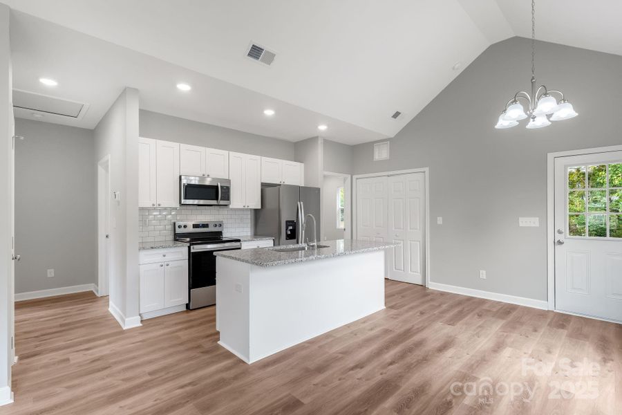 Furnished interior view inside a new home in , East Spencer (Image 15).