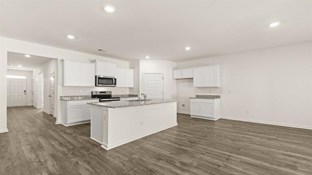 Furnished interior view inside a new home in Champion's Run, Lithonia (Image 2). Furnished interior view inside a new home in Champion's Run, Lithonia (Image 2).