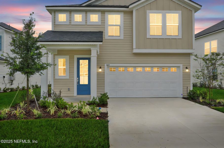 Front exterior of a new home in , St. Augustine, FL, highlighting curb appeal (Image 2). Front exterior of a new home in , St. Augustine, FL, highlighting curb appeal (Image 2).