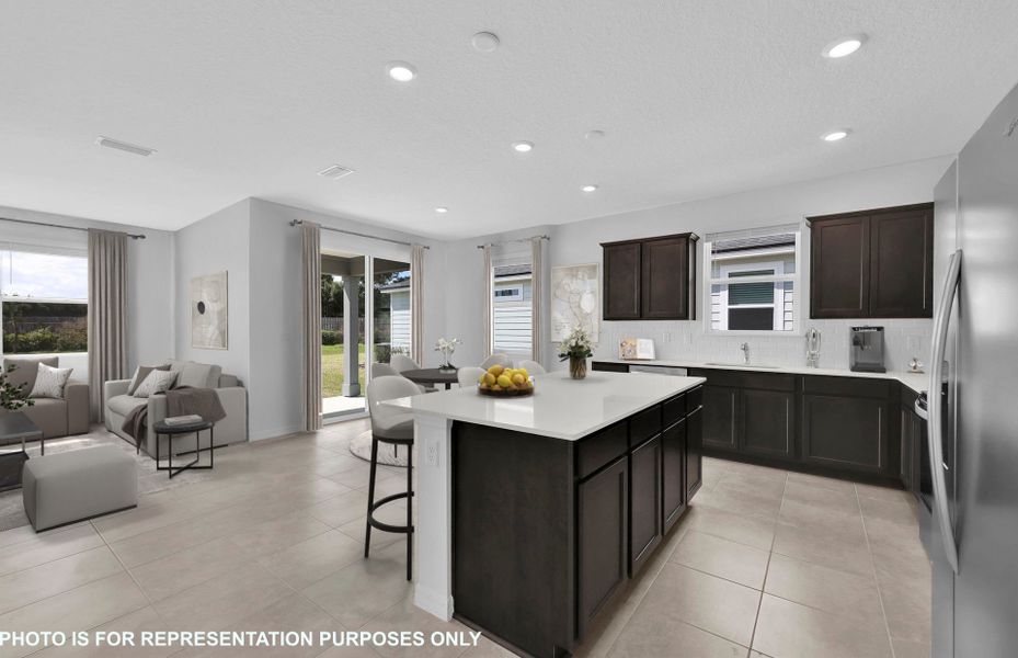 Furnished interior view inside a new home in Hyland Trail, Green Cove Springs (Image 4).