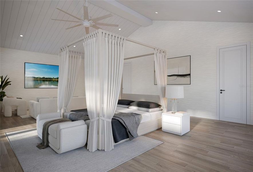 Furnished interior view inside a new home in , Sarasota (Image 9).